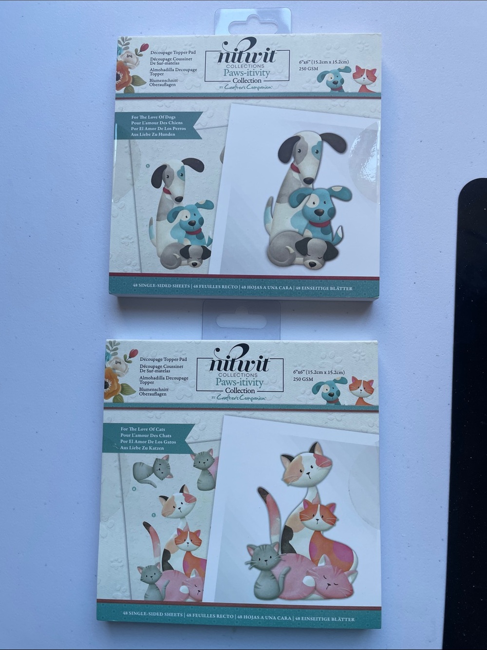 Nitwit Collections Paws-itivity 2 topper pads
New